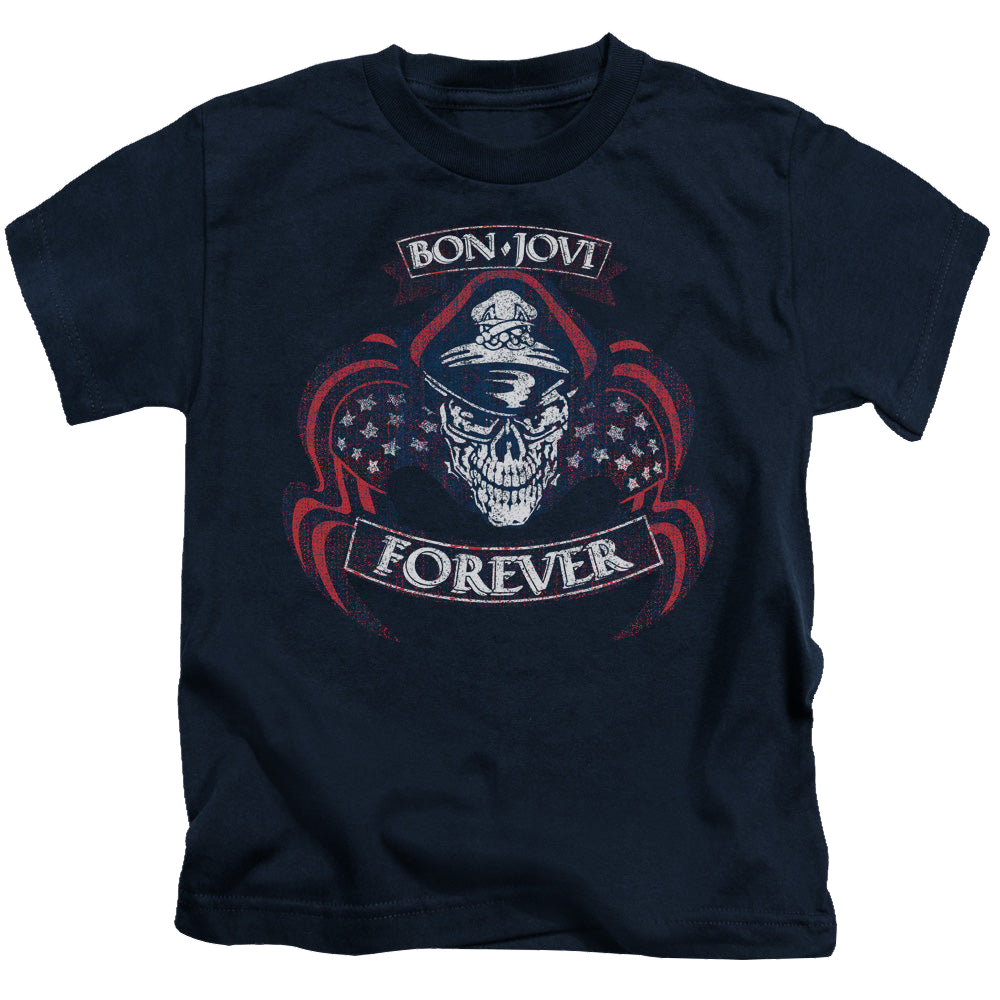 Bon Jovi Forever Skull - Kid's T-Shirt Kid's T-Shirt (Ages 4-7) Bon Jovi   