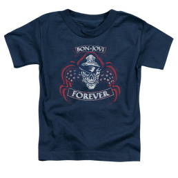 Bon Jovi Forever Skull - Toddler T-Shirt Toddler T-Shirt Bon Jovi   