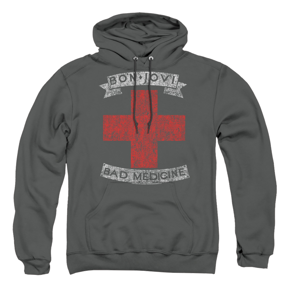 Bon Jovi Bad Medicine - Pullover Hoodie Pullover Hoodie Bon Jovi   