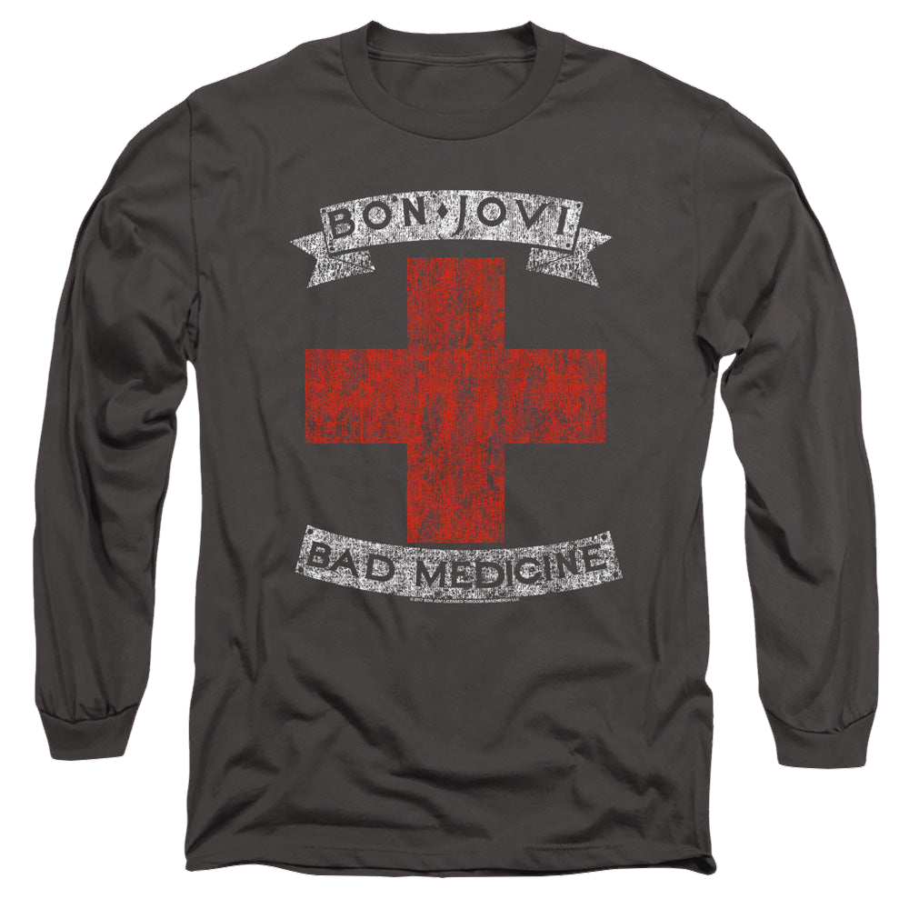 Bon Jovi Bad Medicine - Men's Long Sleeve T-Shirt Men's Long Sleeve T-Shirt Bon Jovi   