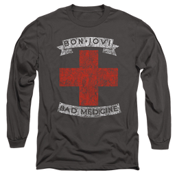 Bon Jovi Bad Medicine - Men's Long Sleeve T-Shirt Men's Long Sleeve T-Shirt Bon Jovi   