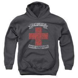 Bon Jovi Bad Medicine - Youth Hoodie Youth Hoodie (Ages 8-12) Bon Jovi   