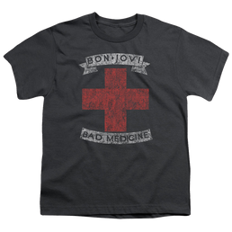 Bon Jovi Bad Medicine - Youth T-Shirt Youth T-Shirt (Ages 8-12) Bon Jovi   