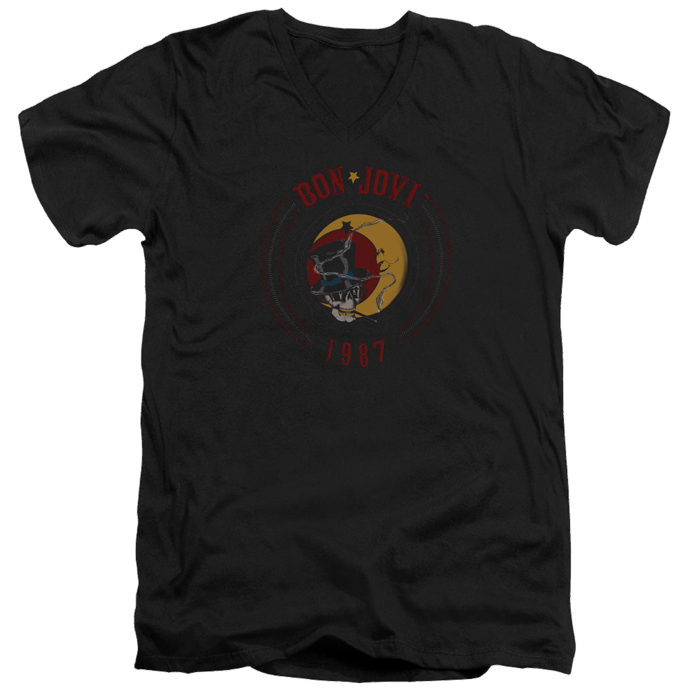Bon Jovi 1987 - Men's V-Neck T-Shirt Men's V-Neck T-Shirt Bon Jovi   