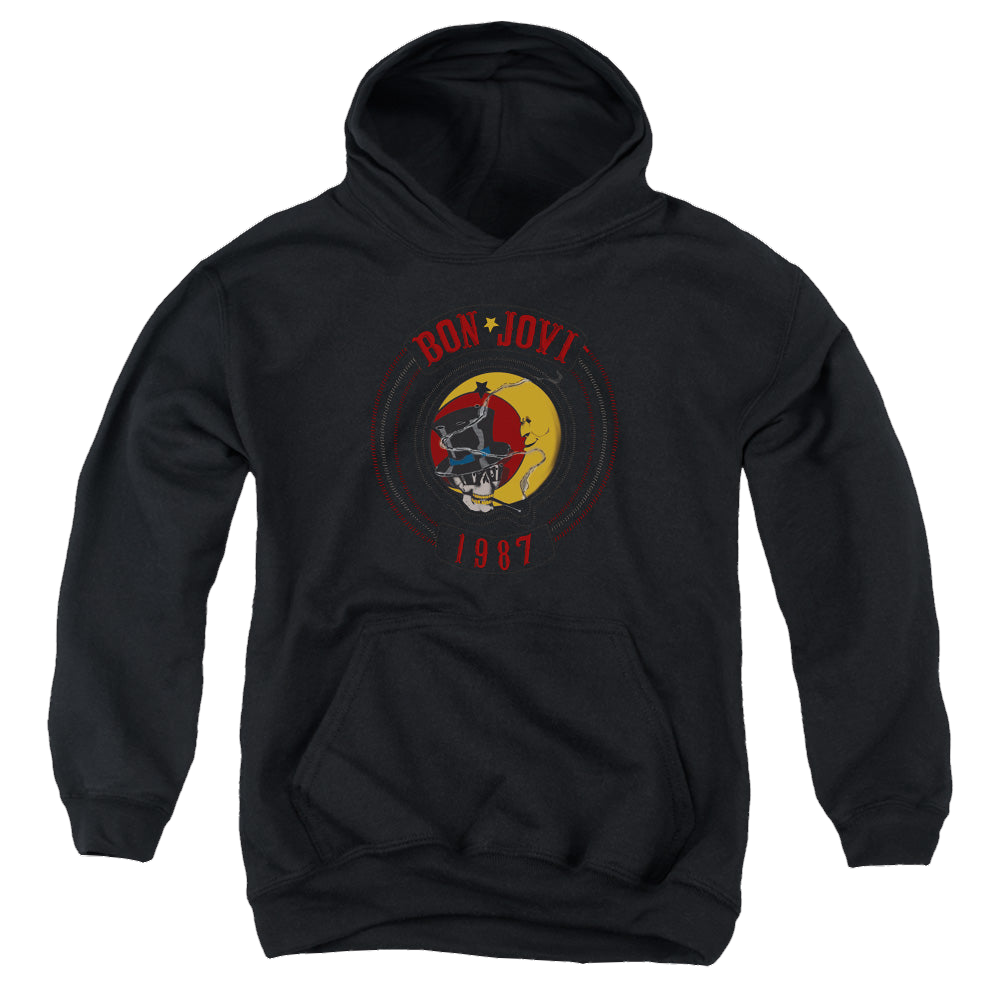 Bon Jovi 1987 - Youth Hoodie Youth Hoodie (Ages 8-12) Bon Jovi   
