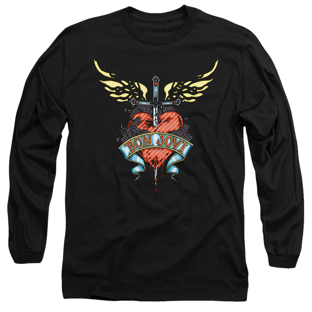 Bon Jovi Daggered - Men's Long Sleeve T-Shirt Men's Long Sleeve T-Shirt Bon Jovi   