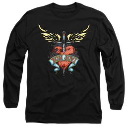 Bon Jovi Daggered - Men's Long Sleeve T-Shirt Men's Long Sleeve T-Shirt Bon Jovi   