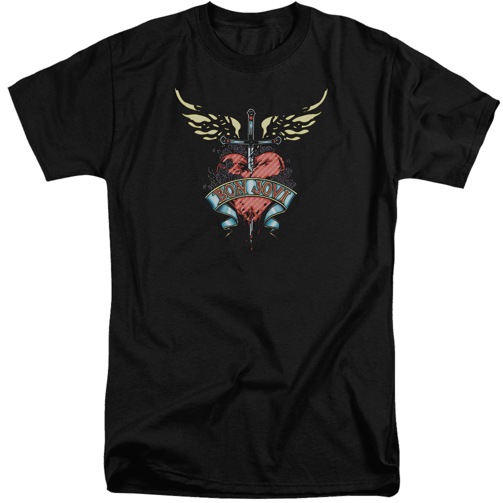 Bon Jovi Daggered - Men's Tall Fit T-Shirt Men's Tall Fit T-Shirt Bon Jovi   