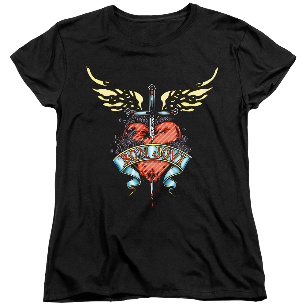 Bon Jovi Daggered - Women's T-Shirt Women's T-Shirt Bon Jovi   