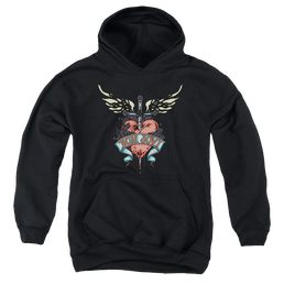 Bon Jovi Daggered - Youth Hoodie Youth Hoodie (Ages 8-12) Bon Jovi   