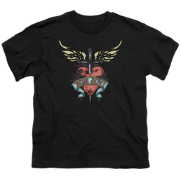 Bon Jovi Daggered - Youth T-Shirt Youth T-Shirt (Ages 8-12) Bon Jovi   