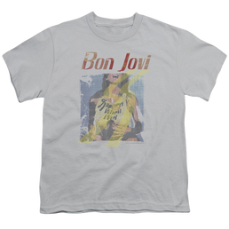 Bon Jovi Slippery When Wet Girl - Youth T-Shirt Youth T-Shirt (Ages 8-12) Bon Jovi   
