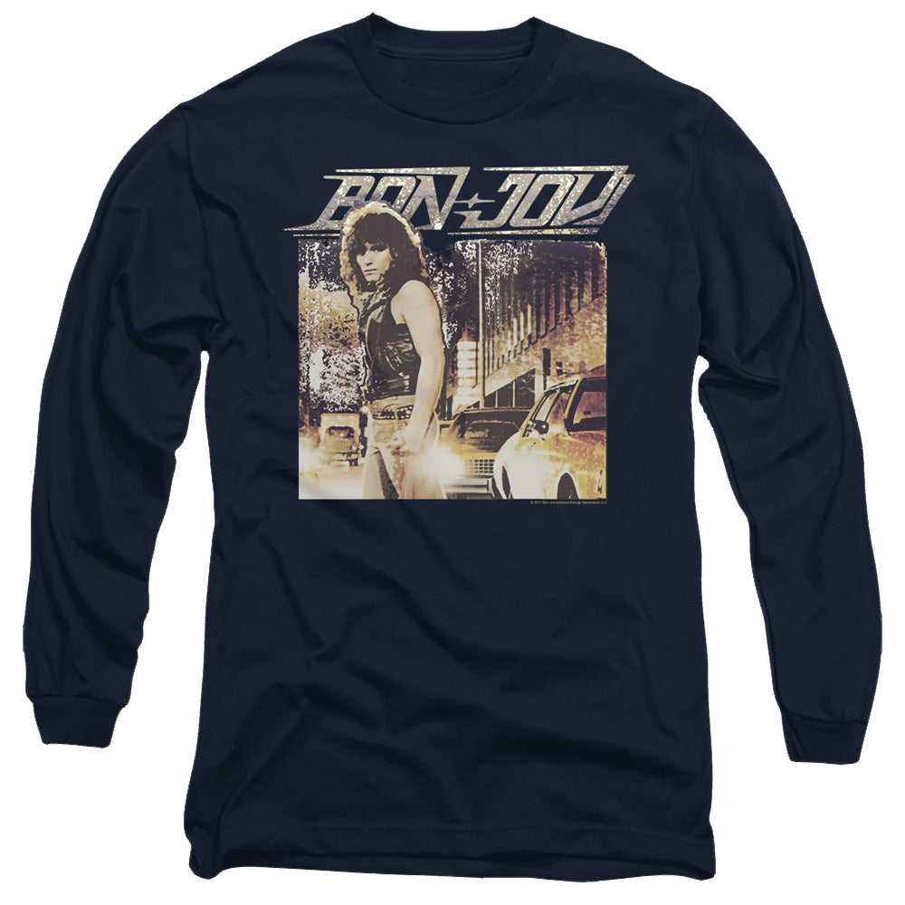 Bon Jovi Runaway Jon - Men's Long Sleeve T-Shirt Men's Long Sleeve T-Shirt Bon Jovi   
