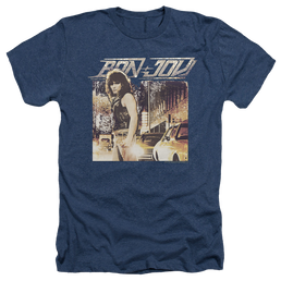 Bon Jovi Runaway Jon - Men's Heather T-Shirt Men's Heather T-Shirt Bon Jovi   
