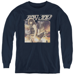 Bon Jovi Runaway Jon - Youth Long Sleeve T-Shirt Youth Long Sleeve T-Shirt Bon Jovi   