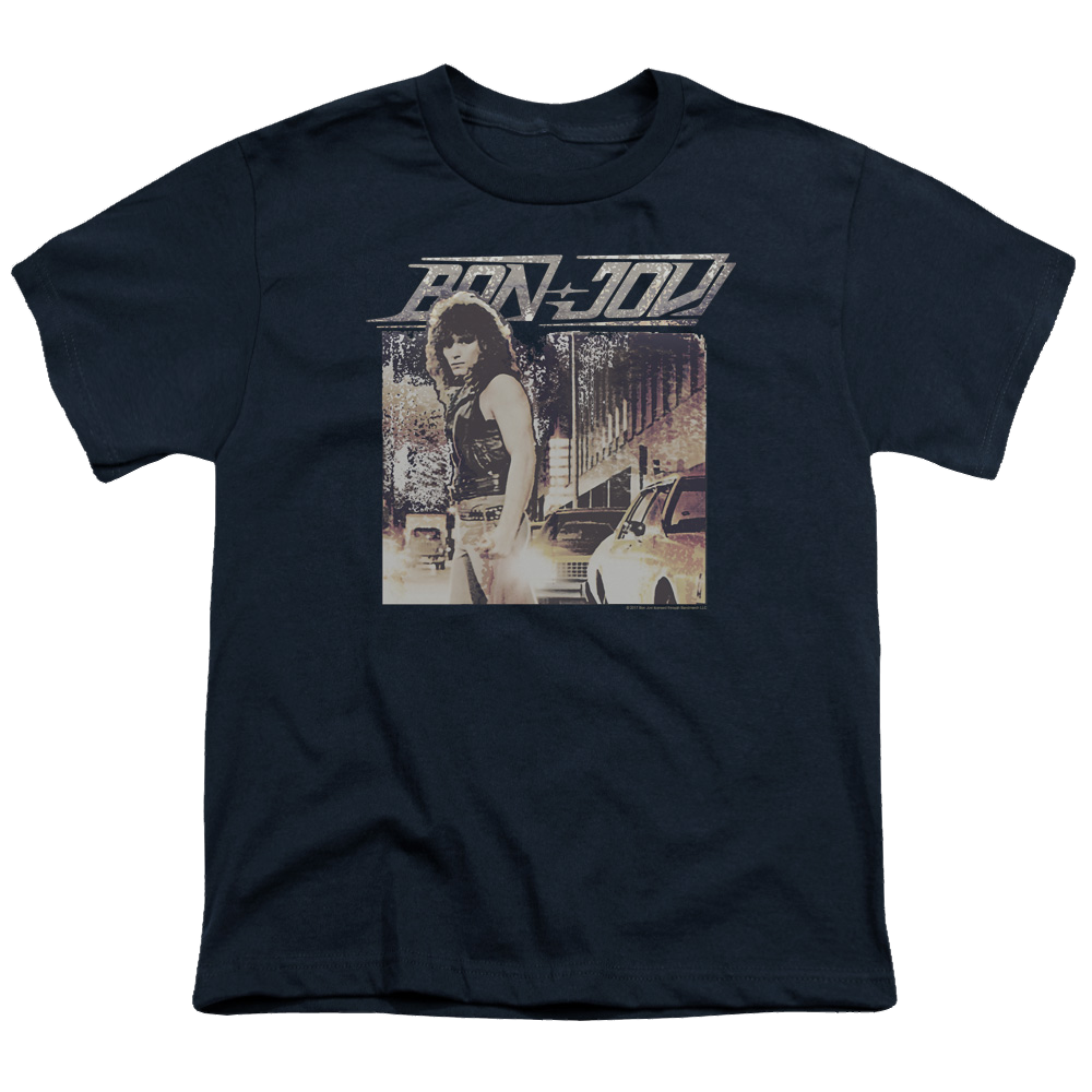 Bon Jovi Runaway Jon - Youth T-Shirt Youth T-Shirt (Ages 8-12) Bon Jovi   