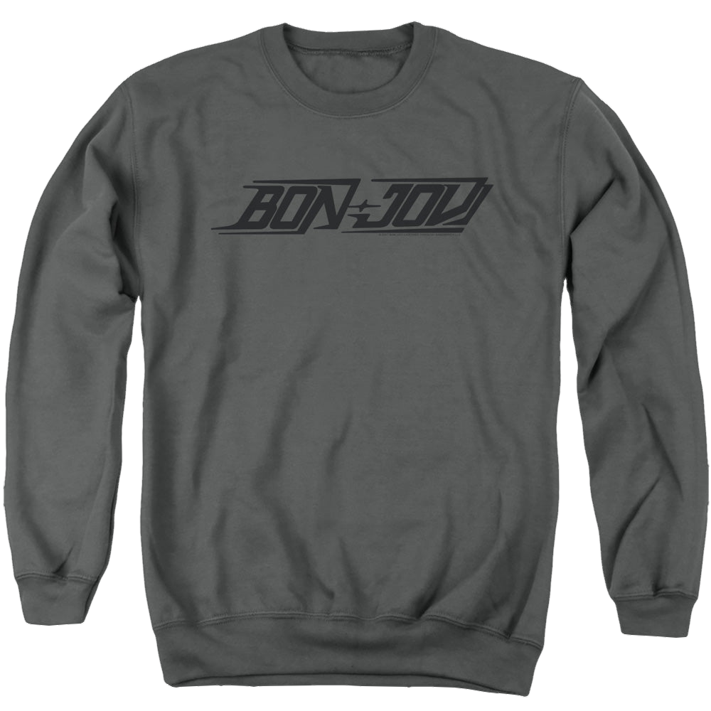 Bon Jovi New Logo - Men's Crewneck Sweatshirt Men's Crewneck Sweatshirt Bon Jovi   