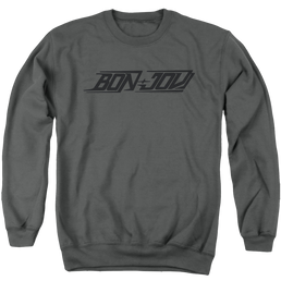 Bon Jovi New Logo - Men's Crewneck Sweatshirt Men's Crewneck Sweatshirt Bon Jovi   
