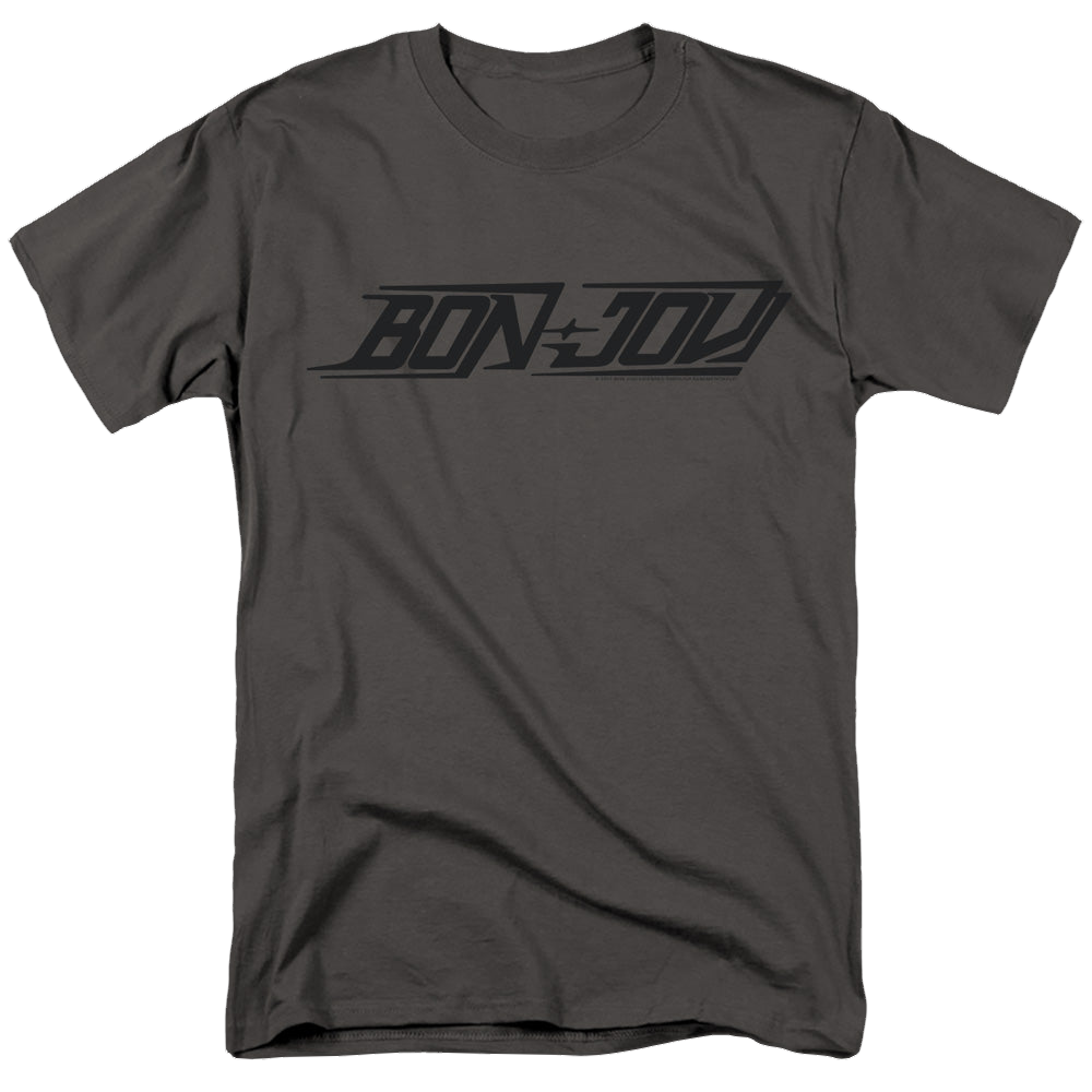 Bon Jovi New Logo - Men's Regular Fit T-Shirt Men's Regular Fit T-Shirt Bon Jovi   