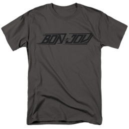 Bon Jovi New Logo - Men's Regular Fit T-Shirt Men's Regular Fit T-Shirt Bon Jovi   