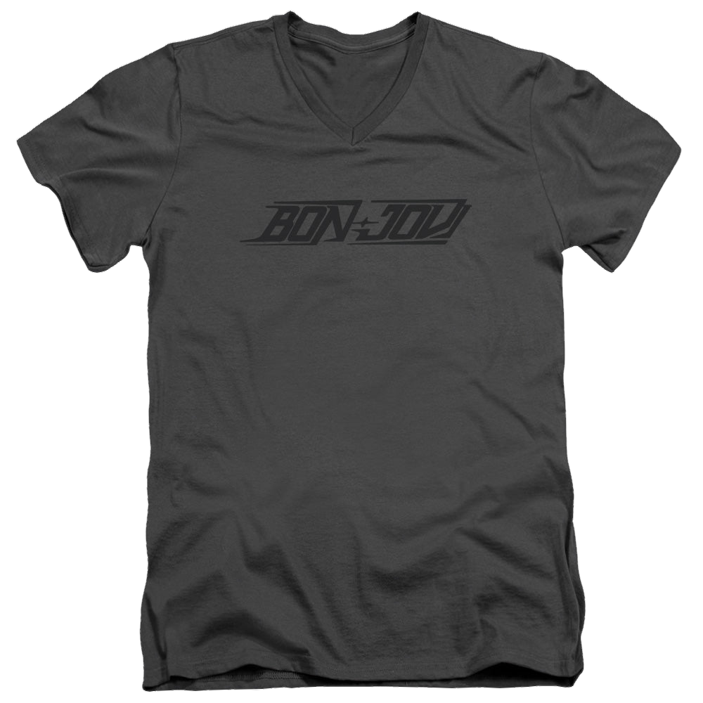 Bon Jovi New Logo - Men's V-Neck T-Shirt Men's V-Neck T-Shirt Bon Jovi   