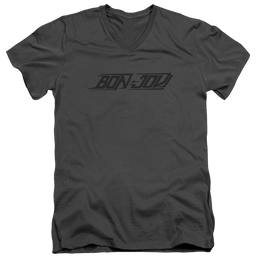 Bon Jovi New Logo - Men's V-Neck T-Shirt Men's V-Neck T-Shirt Bon Jovi   