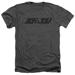 Bon Jovi New Logo - Men's Heather T-Shirt Men's Heather T-Shirt Bon Jovi   