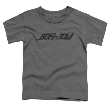Charcoal toddler t-shirt with Bon Jovi New Logo graphic