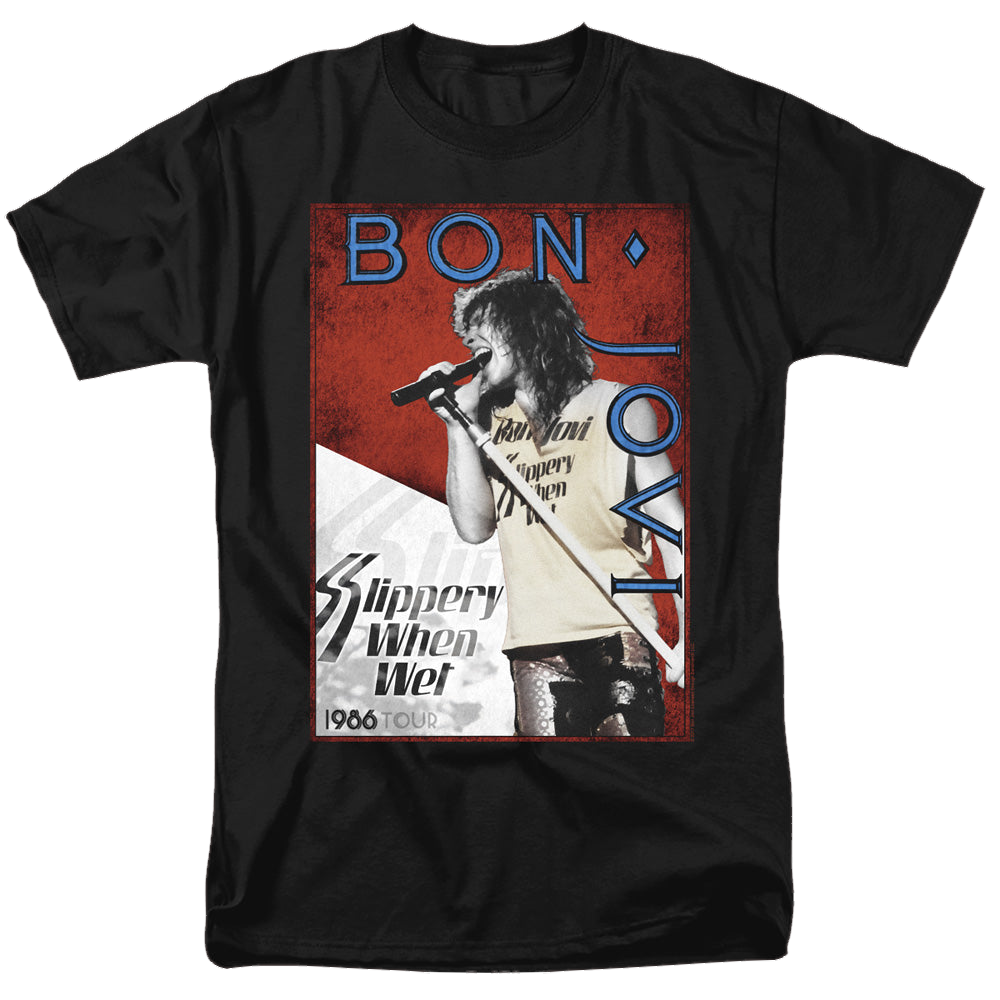 Bon Jovi 86 Tour - Men's Regular Fit T-Shirt Men's Regular Fit T-Shirt Bon Jovi   