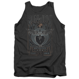 Bon Jovi Keep The Faith - Men's Tank Top Men's Tank Bon Jovi   