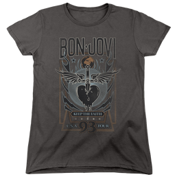 Bon Jovi Keep The Faith - Women's T-Shirt Women's T-Shirt Bon Jovi   