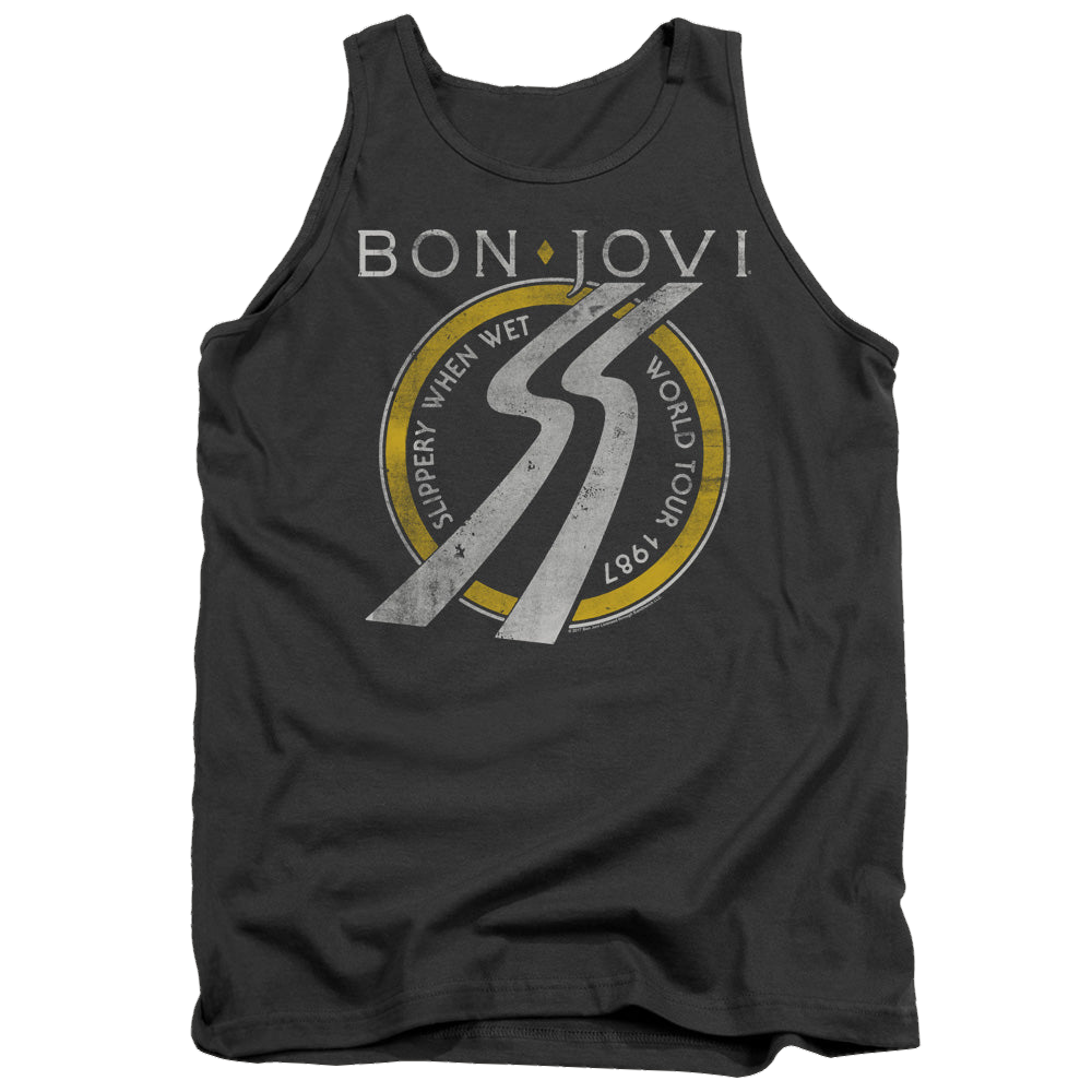 Bon Jovi Slippery When Wet World Tour - Men's Tank Top Men's Tank Bon Jovi   