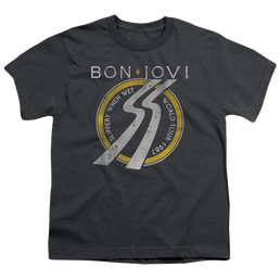 Bon Jovi Slippery When Wet World Tour - Youth T-Shirt Youth T-Shirt (Ages 8-12) Bon Jovi   