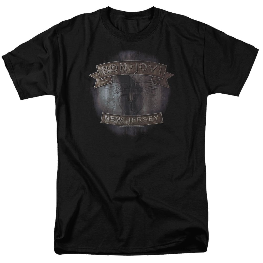 Bon Jovi New Jersey - Men's Regular Fit T-Shirt Men's Regular Fit T-Shirt Bon Jovi   