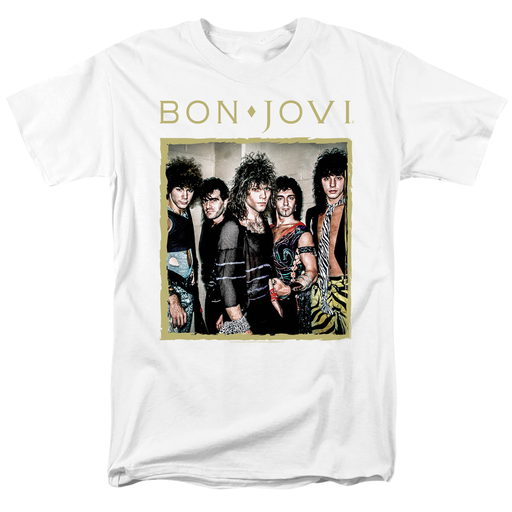 Bon Jovi Framed - Men's Regular Fit T-Shirt Men's Regular Fit T-Shirt Bon Jovi   