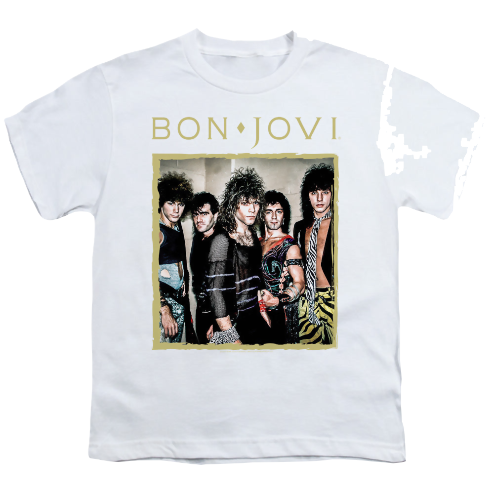 Bon Jovi Framed - Youth T-Shirt Youth T-Shirt (Ages 8-12) Bon Jovi   