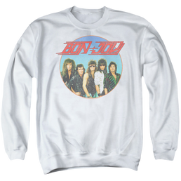 Bon Jovi Bon Sphere - Men's Crewneck Sweatshirt Men's Crewneck Sweatshirt Bon Jovi   