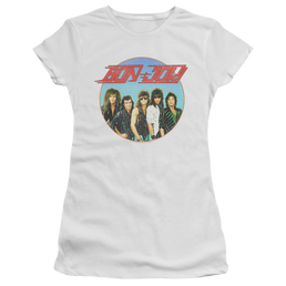 Bon Jovi Bon Sphere - Juniors T-Shirt Juniors T-Shirt Bon Jovi   
