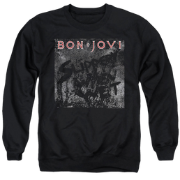 Bon Jovi Slippery Cover - Men's Crewneck Sweatshirt Men's Crewneck Sweatshirt Bon Jovi   