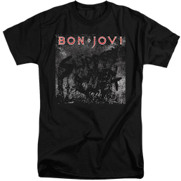 Bon Jovi Slippery Cover - Men's Tall Fit T-Shirt Men's Tall Fit T-Shirt Bon Jovi   