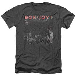 Bon Jovi Slippery Cover - Men's Heather T-Shirt Men's Heather T-Shirt Bon Jovi   