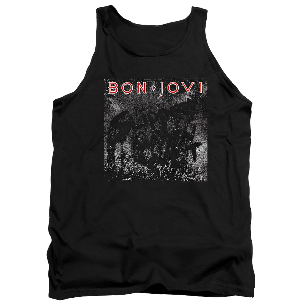 Bon Jovi Slippery Cover - Men's Tank Top Men's Tank Bon Jovi   