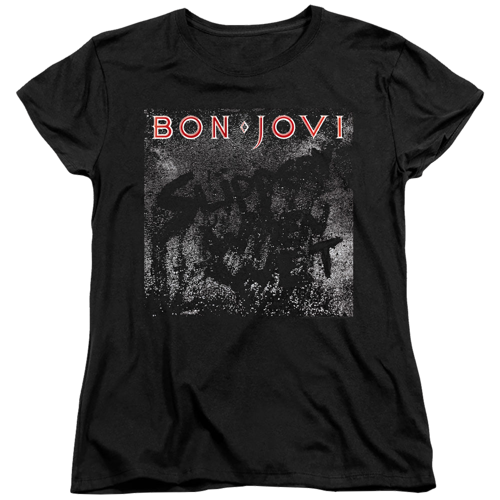 Bon Jovi Slippery Cover - Women's T-Shirt Women's T-Shirt Bon Jovi   