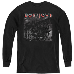 Bon Jovi Slippery Cover - Youth Long Sleeve T-Shirt Youth Long Sleeve T-Shirt Bon Jovi   