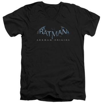 Batman - Arkham Logo - Men's V-Neck T-Shirt Men's V-Neck T-Shirt Batman   