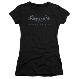 Batman - Arkham Logo - Juniors T-Shirt Juniors T-Shirt Batman   
