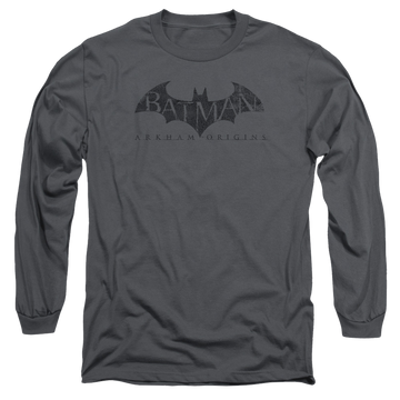Batman - Arkham Crackle Logo - Men's Long Sleeve T-Shirt Men's Long Sleeve T-Shirt Batman   
