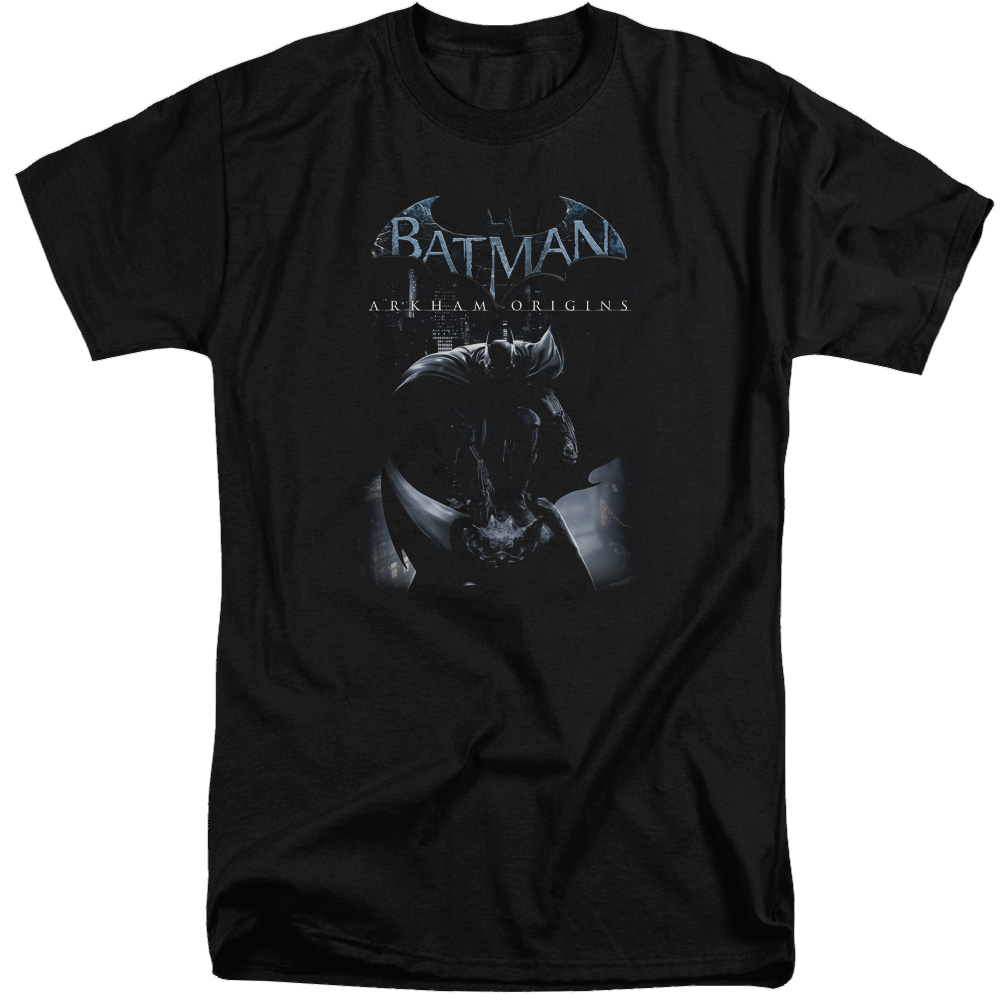 Batman - Arkham Perched Cat - Men's Tall Fit T-Shirt Men's Tall Fit T-Shirt Batman   