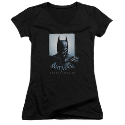 Batman - Arkham Two Sides - Juniors V-Neck T-Shirt Juniors V-Neck T-Shirt Batman   