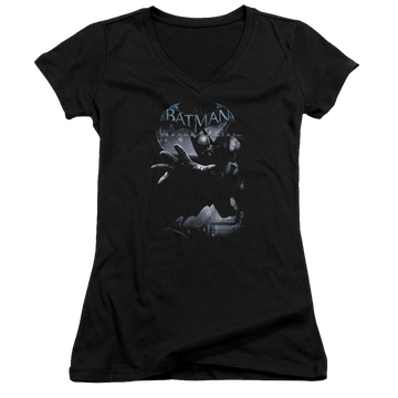 Batman - Arkham Out Of The Shadows - Juniors V-Neck T-Shirt Juniors V-Neck T-Shirt Batman   